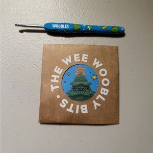 Woobles glitter Douglas the Fir pattern and hook only